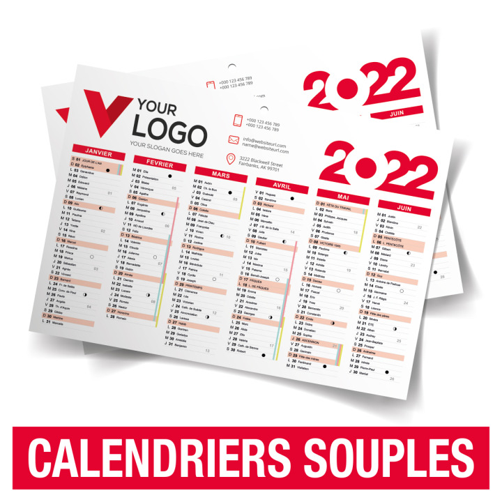 Calendrier SOUPLE